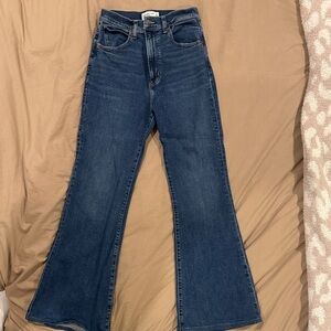 Abercrombie & Fitch Dark Blue Flare Jeans